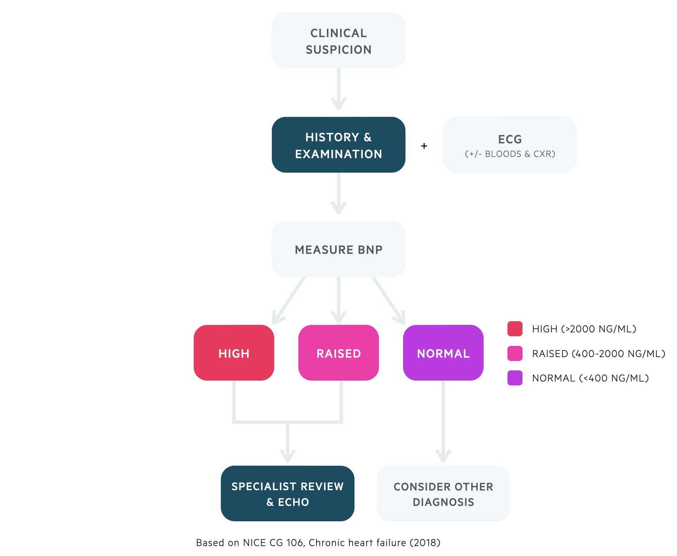 Diagnosis of heart failure